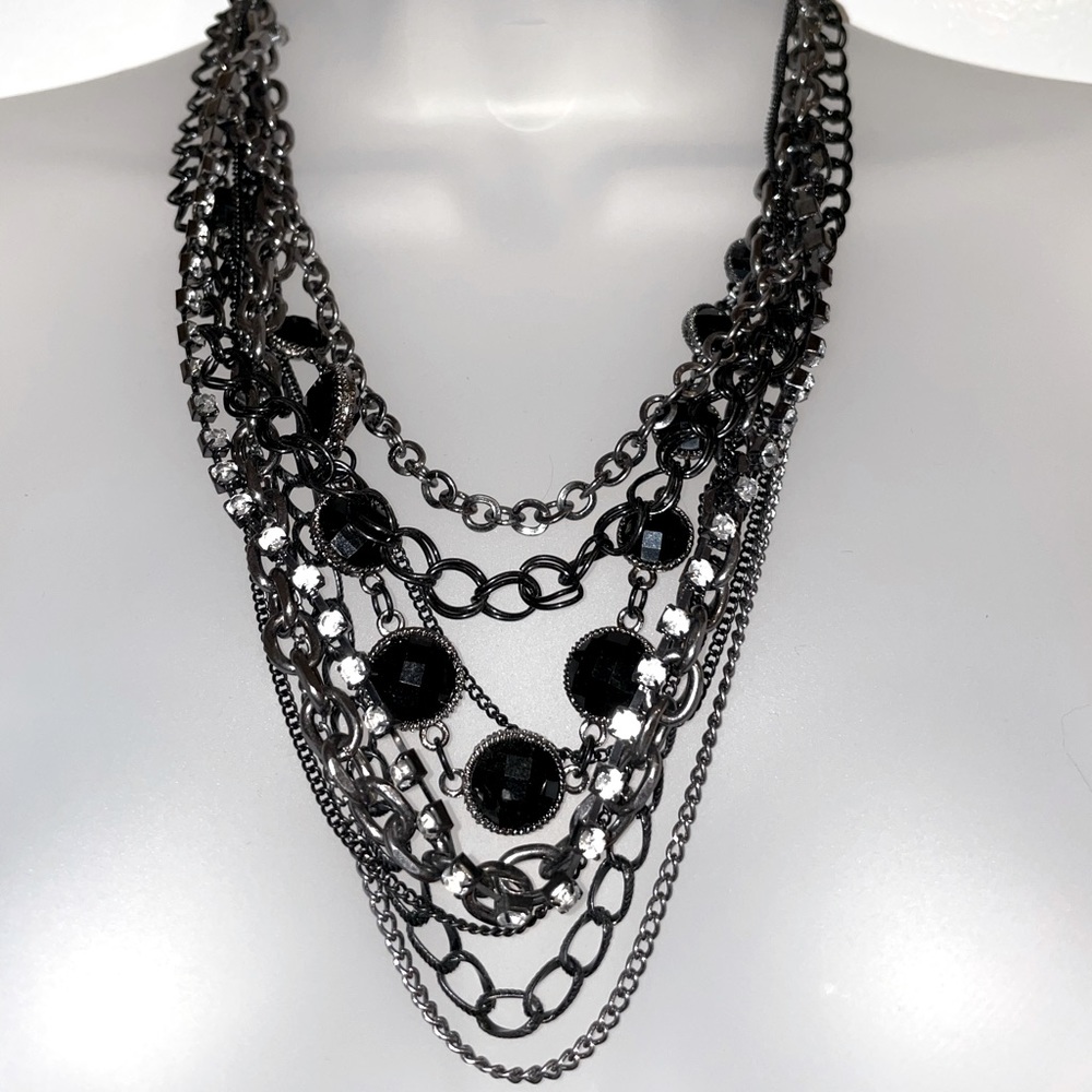 Combination jeweled necklace